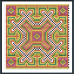 Hill Tribe Cross Stitch Pa..