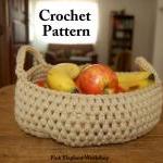 Crochet Puff Basket - Patt..